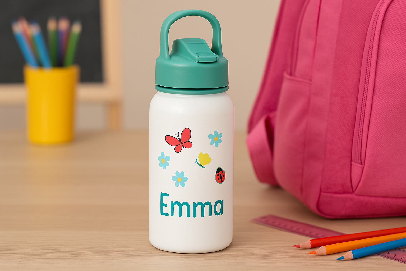 Trinkflasche Einschulung