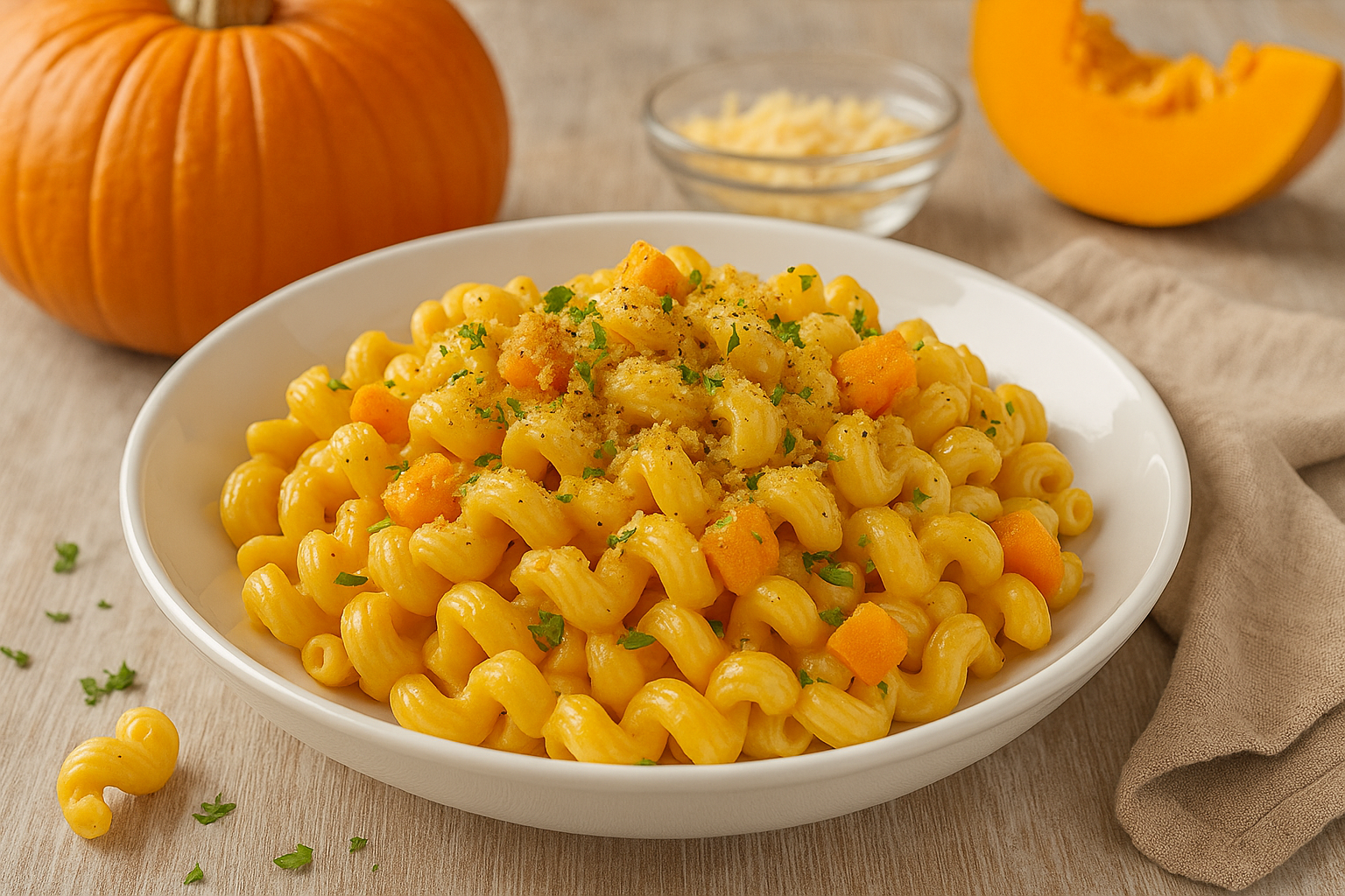 Kürbis Mac & Cheese