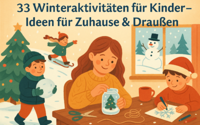 33 Winteraktivitäten für Kinder – Ideen für Zuhause & Draußen