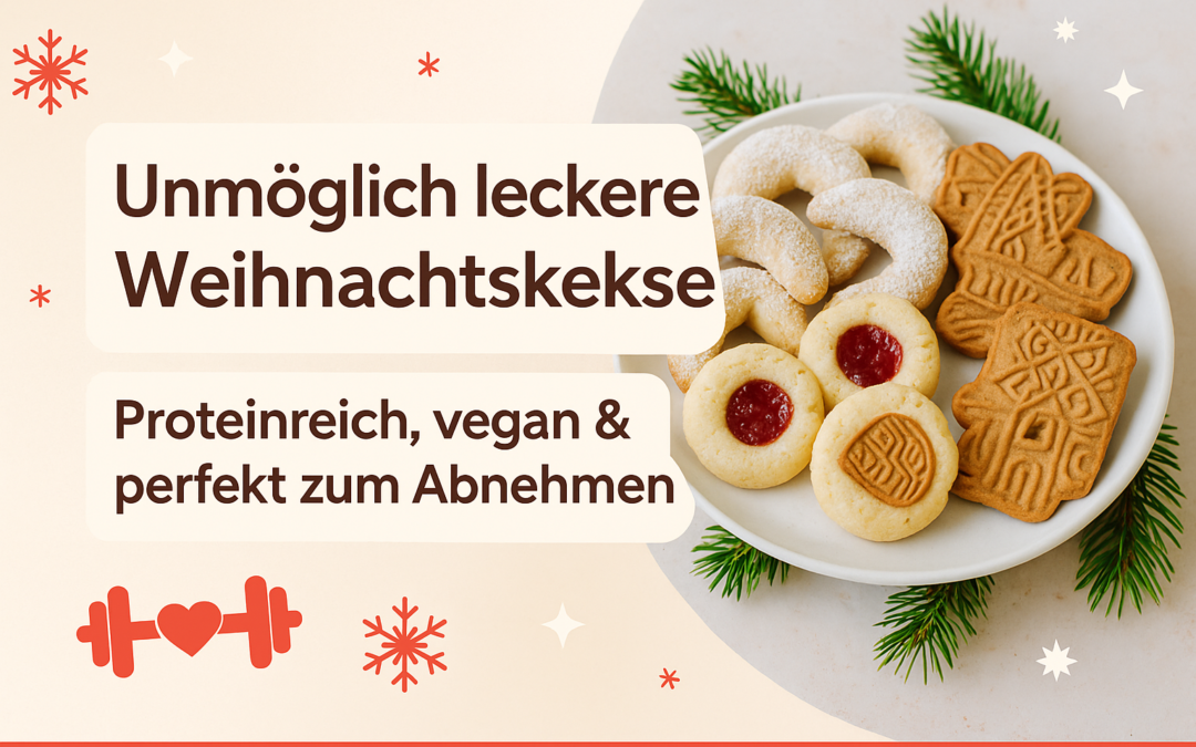 Weihnachtskekse proteinreich