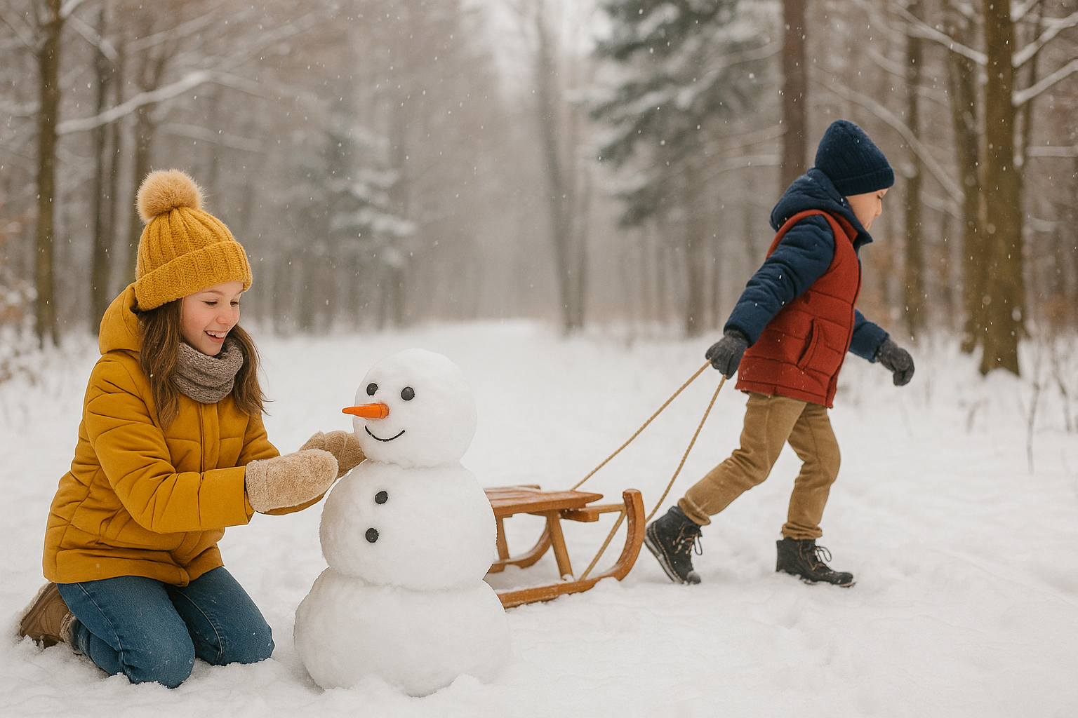 Winteraktivitäten für Kinder