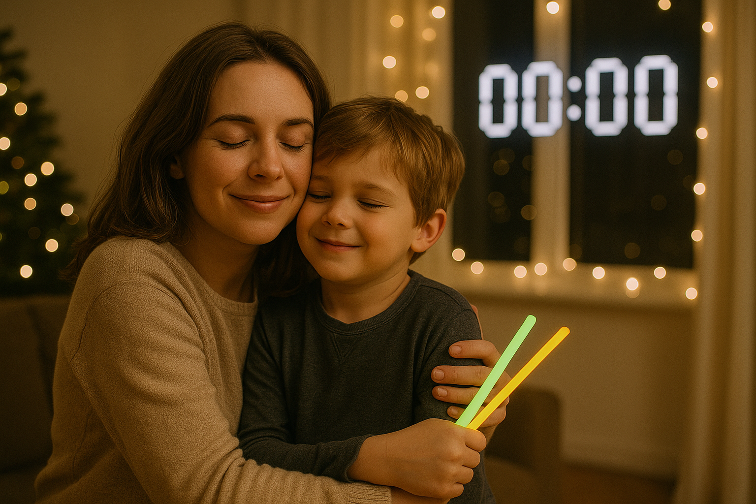 Silvester feiern Kinder