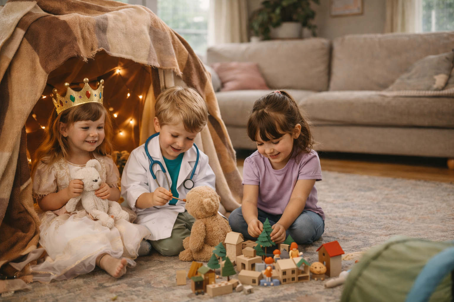 Regentage mit Kindern