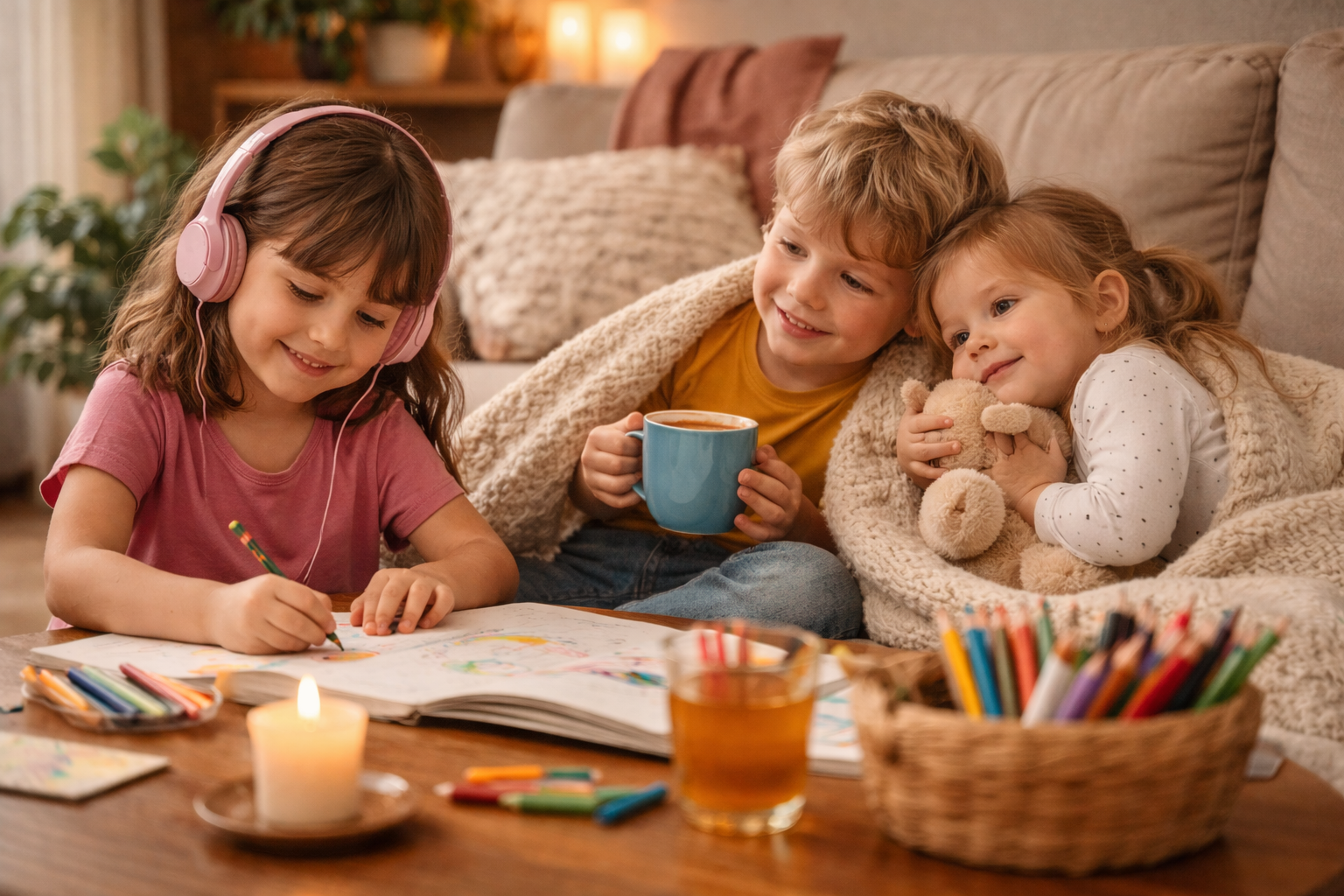 Regentag mit Kindern