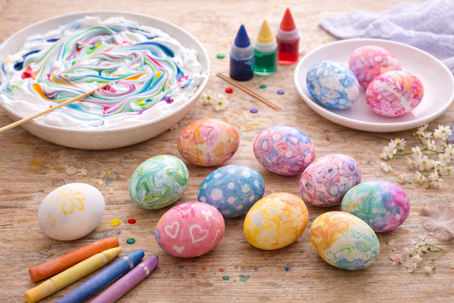 Ostereier färben