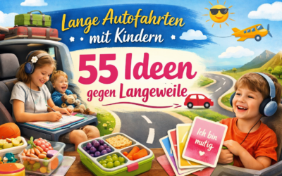 Lange Autofahrten mit Kindern: 55 geniale Ideen gegen Langeweile