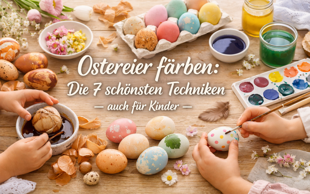 Ostereier färben