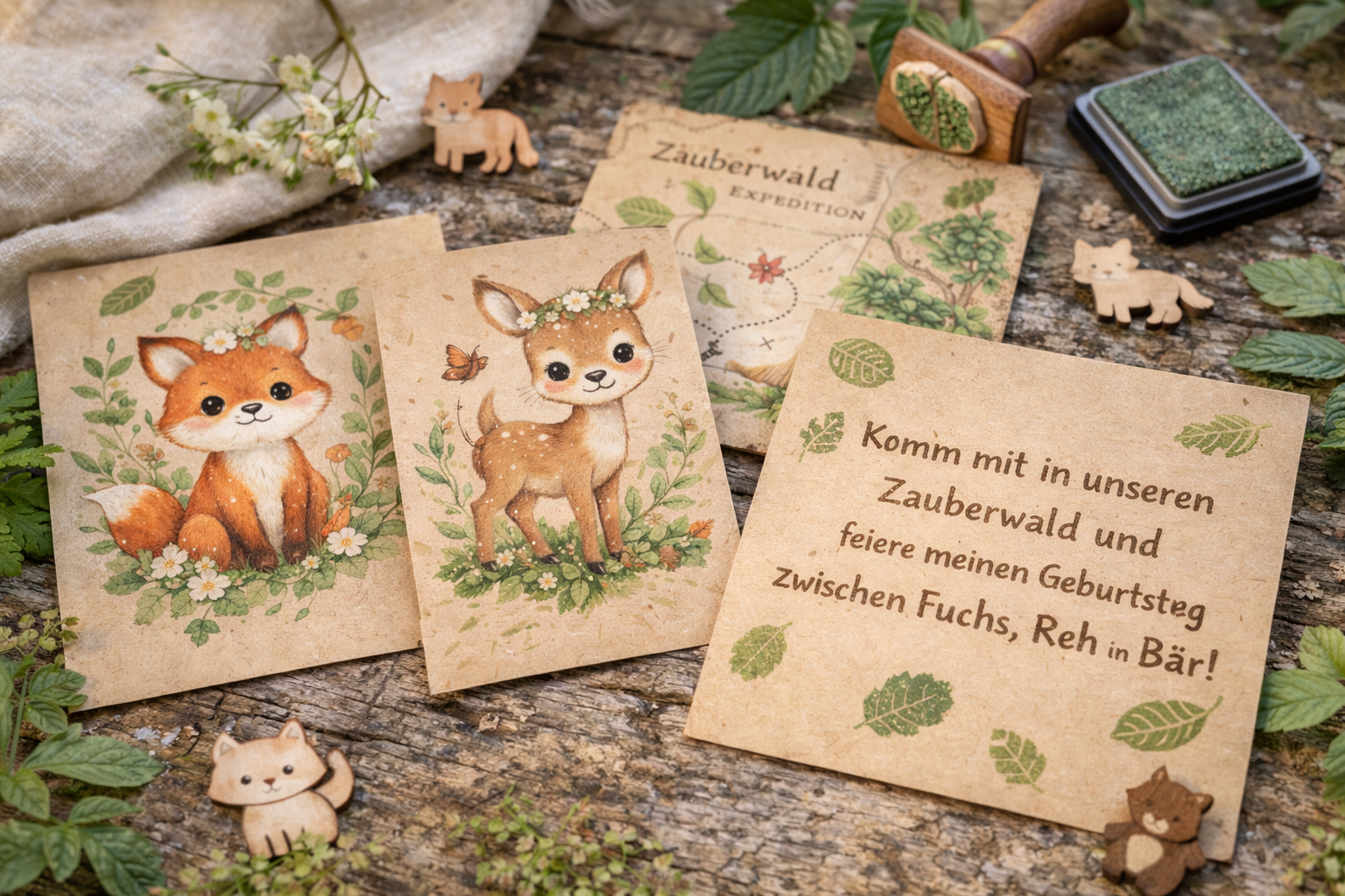 Waldtiere Geburtstag