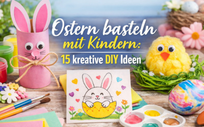 Ostern basteln mit Kindern: 15 einfache & kreative DIY Ideen