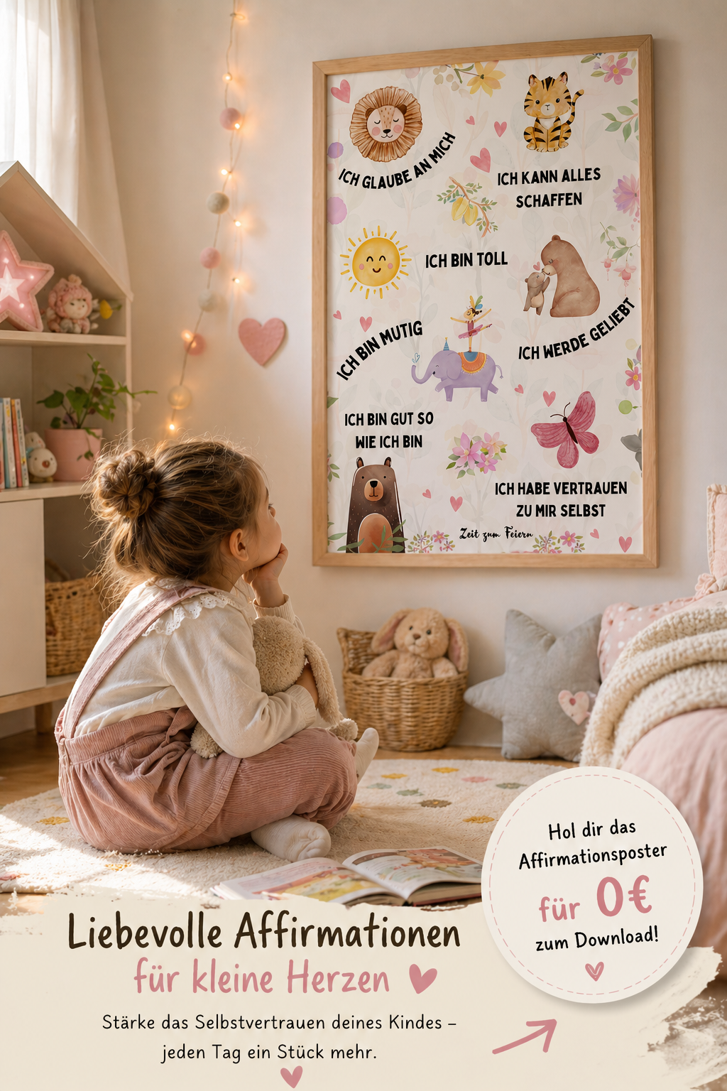 Affirmationsposter Kinder