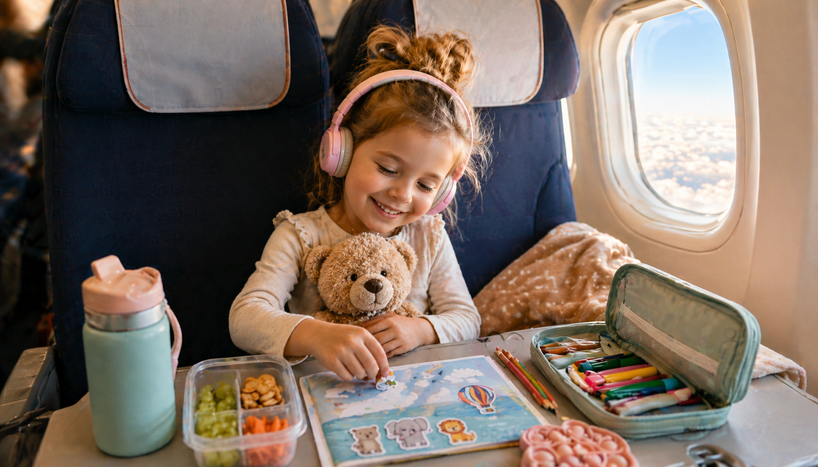 Flug sensible Kinder