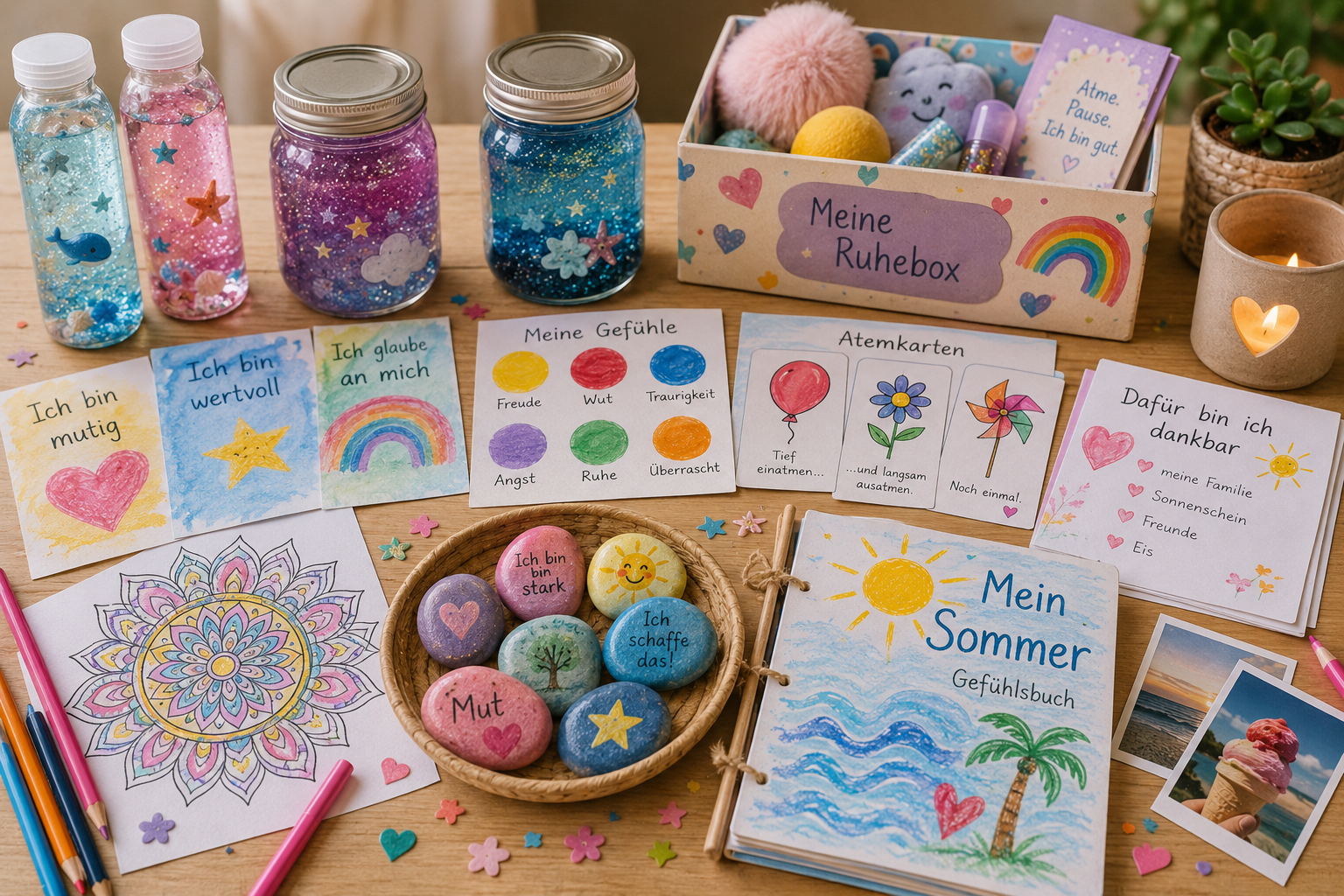 Sommer-Basteln mit Kindern