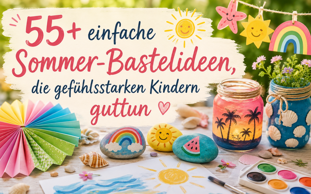 Sommer-Basteln mit Kindern