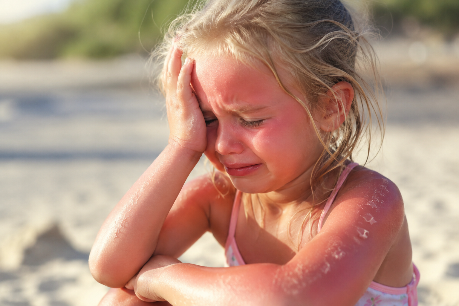 Sonnenbrand Kind
