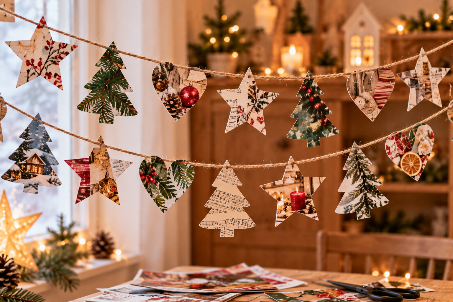 Weihnachtsgirlande DIY