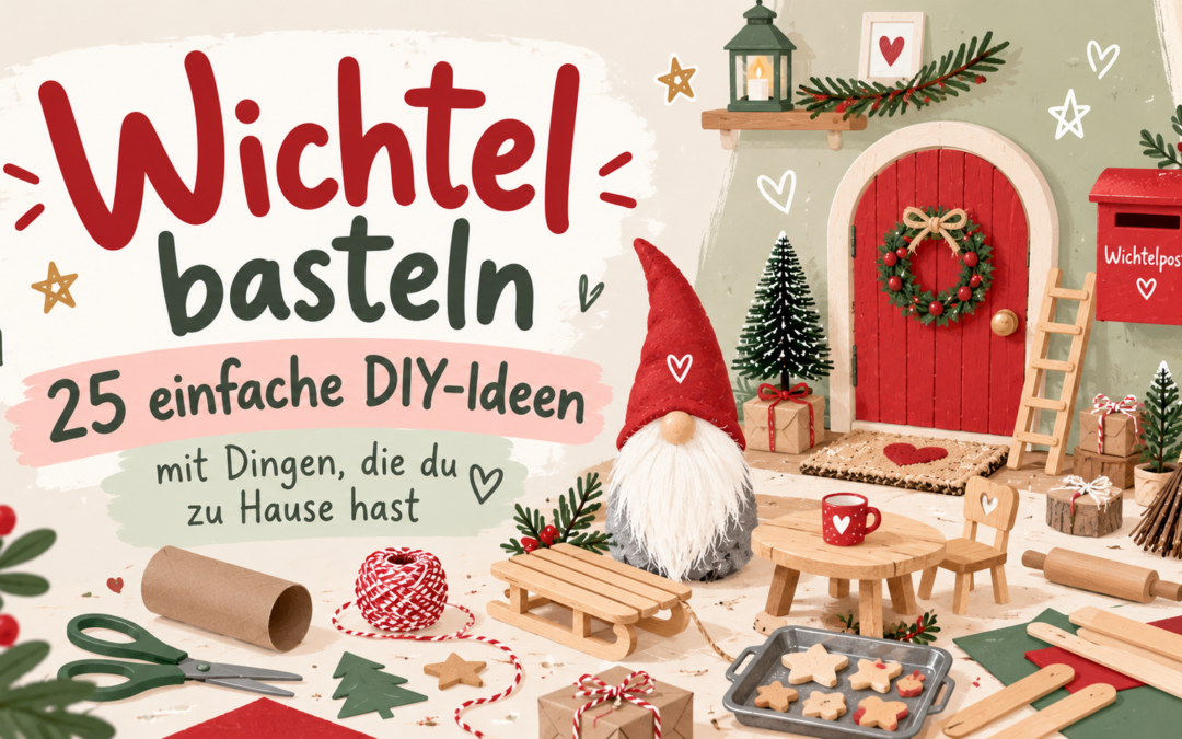 Wichtel basteln: 25 einfache DIY-Ideen mit Dingen, die du zu Hause hast