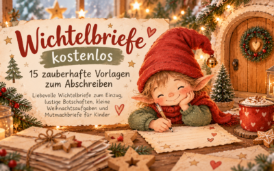 Wichtelbriefe kostenlos: 15 zauberhafte Vorlagen zum Abschreiben